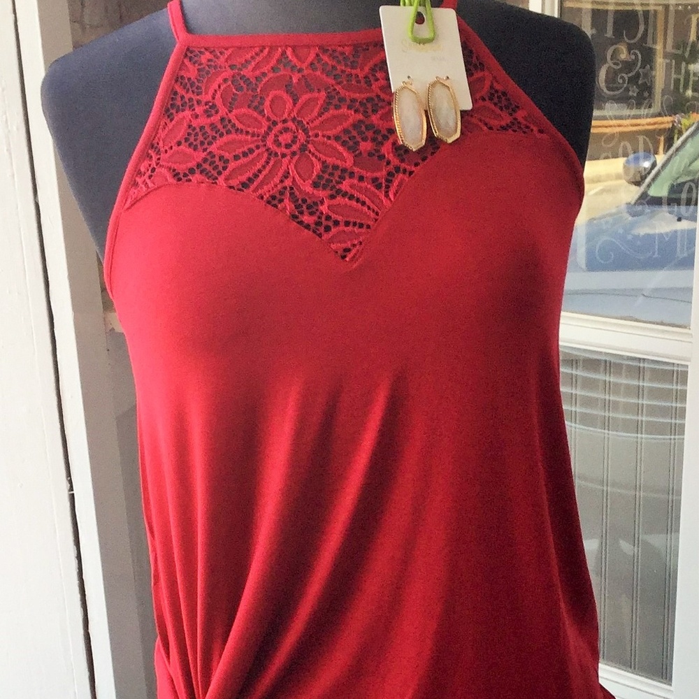 Lace ladies tank top